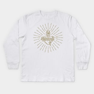 Sacred Heart of Jesus Kids Long Sleeve T-Shirt